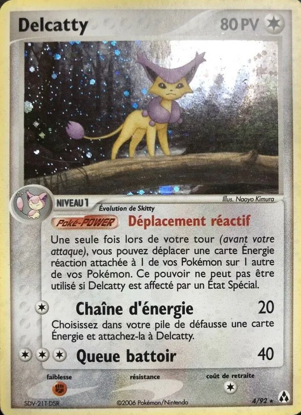 Delcatty EX Créateurs de légendes 4/92