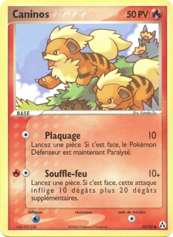 Caninos EX Créateurs de légendes 55/92