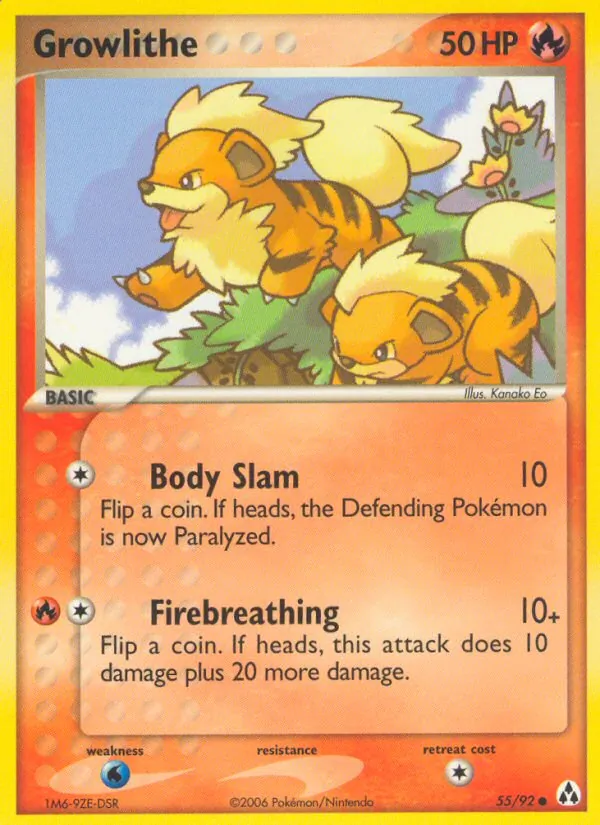 Growlithe Legend Maker 55/92