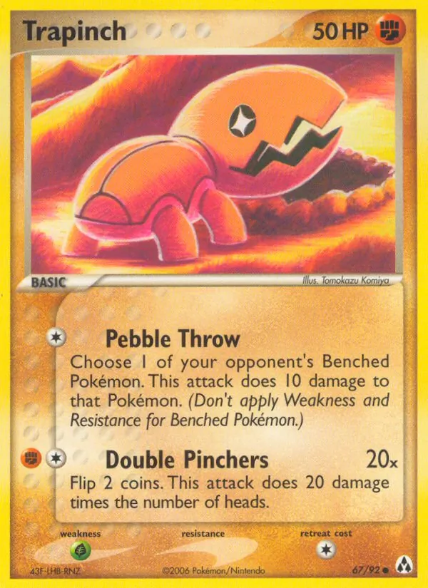 Trapinch EX La Leggenda di Mew 67/92