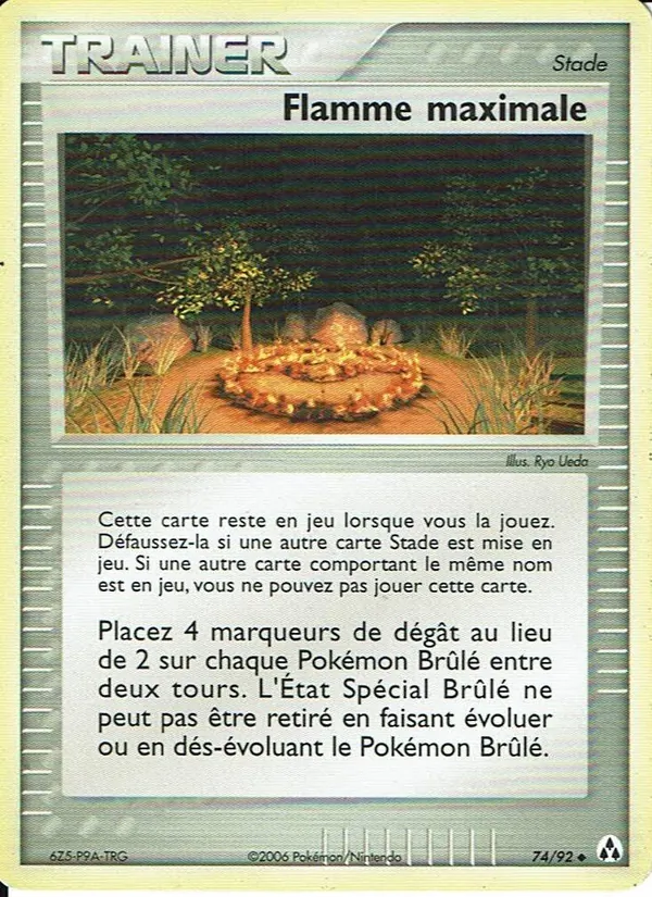 Flamme maximale EX Créateurs de légendes 74/92