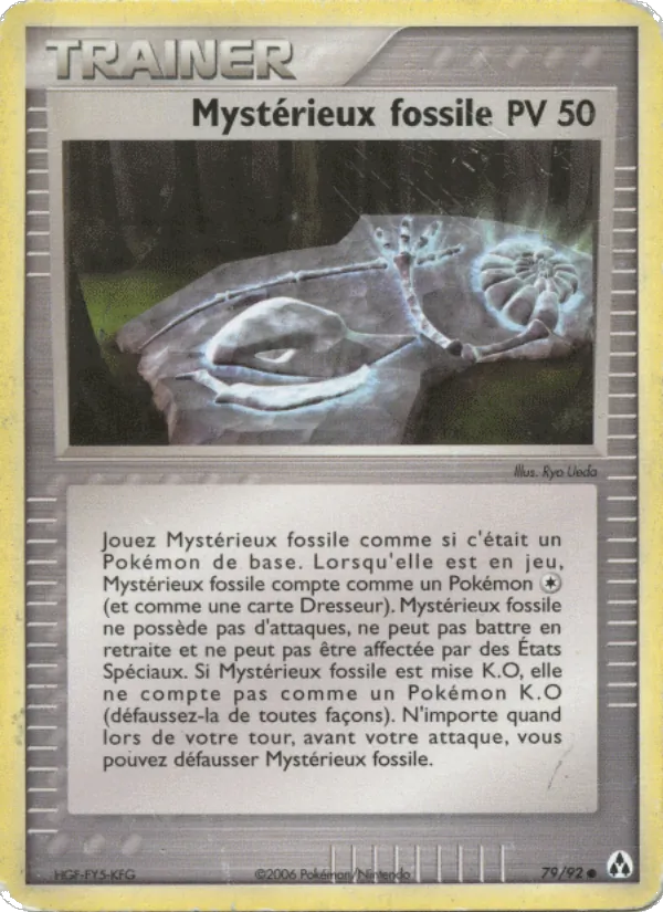 Mystérieux fossile EX Créateurs de légendes 79/92