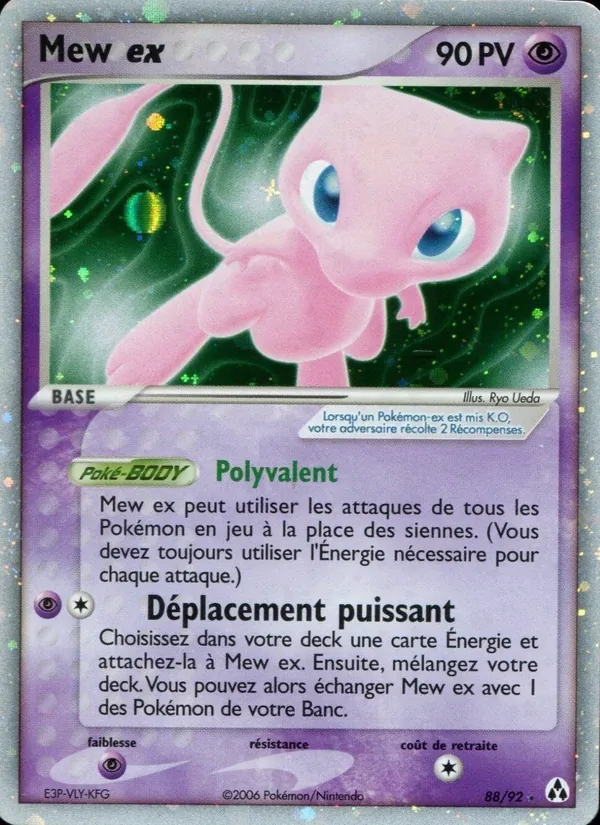 Mew ex EX Créateurs de légendes 88/92