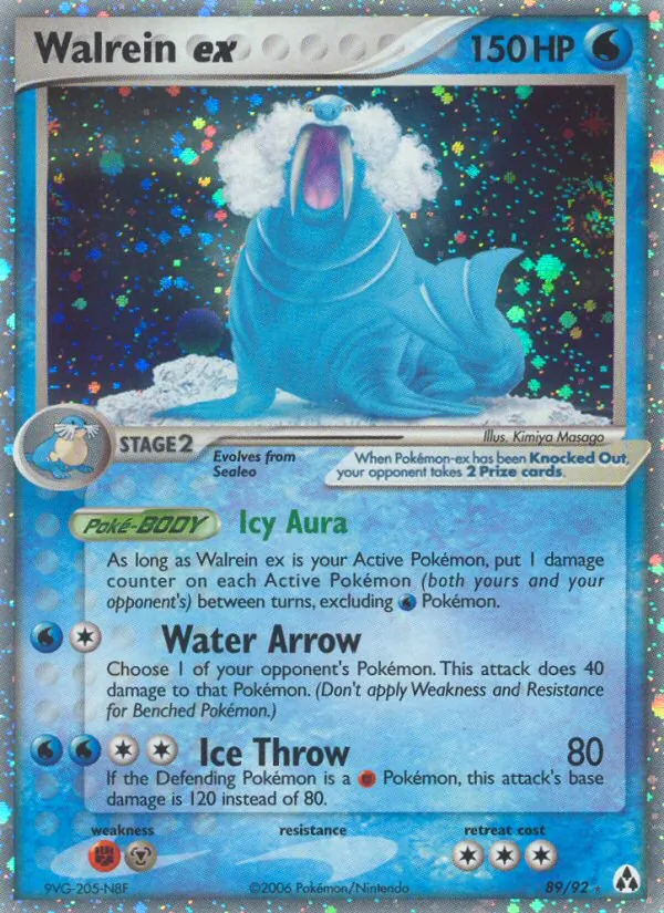 Walrein ex EX La Leggenda di Mew 89/92