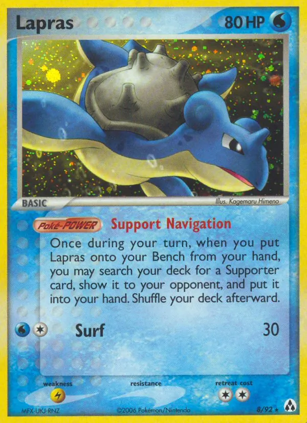 Lapras Legend Maker 8/92