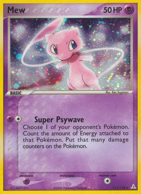 Mew EX Fantasmi di Holon 111/110