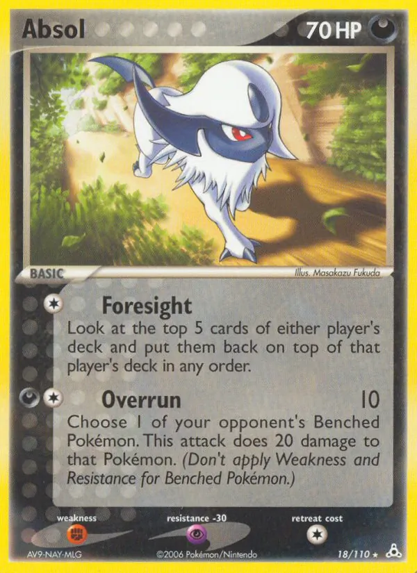 Absol EX Holon Phantoms 18/110