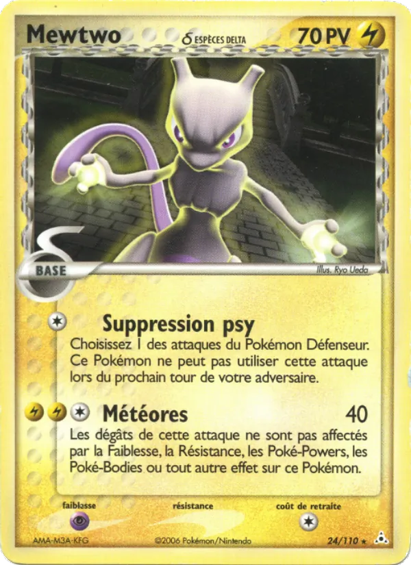 Mewtwo δ EX Fantômes Holon 24/110