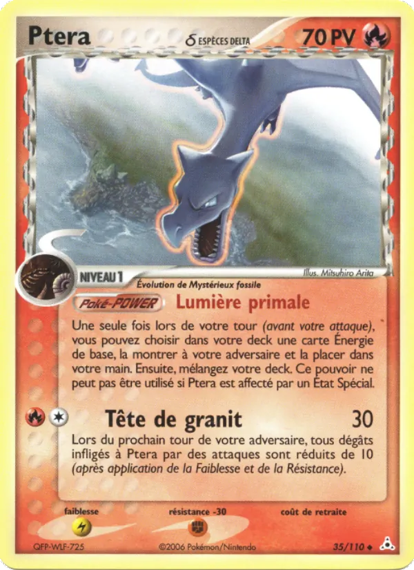 Ptera δ EX Fantômes Holon 35/110