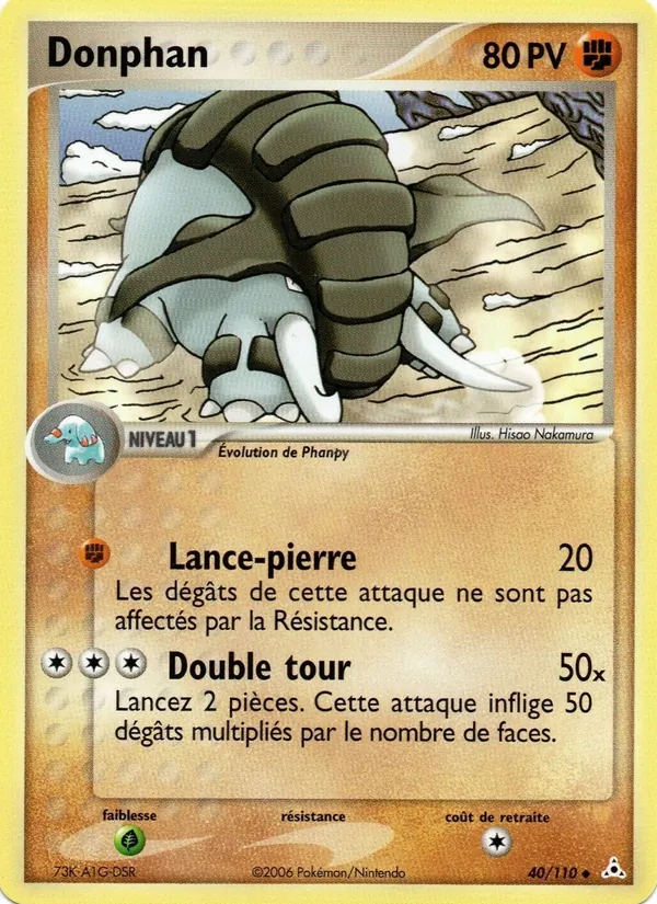 Donphan EX Fantômes Holon 40/110