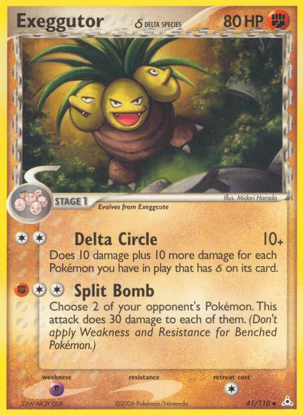 Exeggutor δ Holon Phantoms 41/110