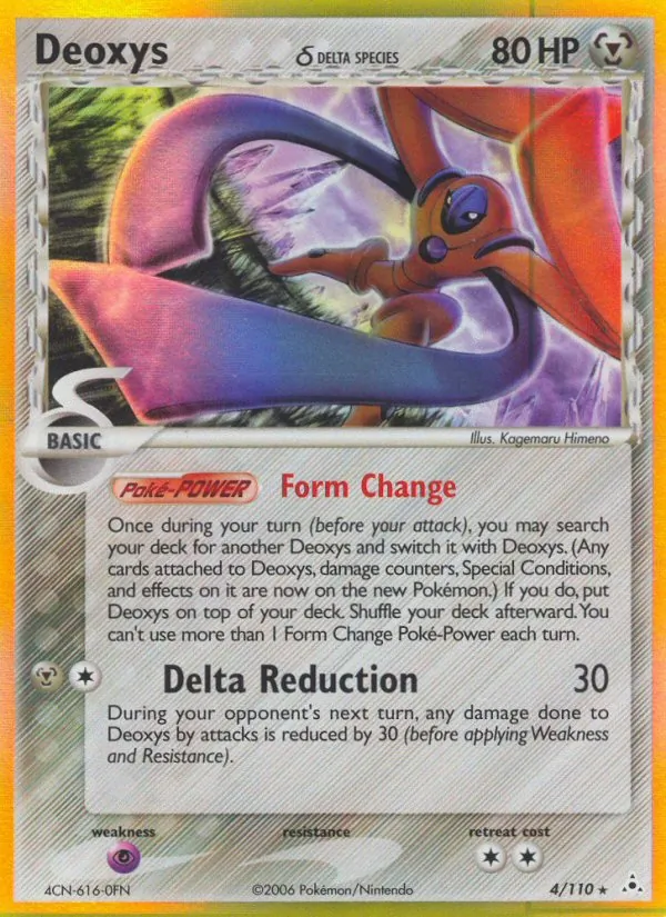 Deoxys δ EX Holon Phantoms 4/110