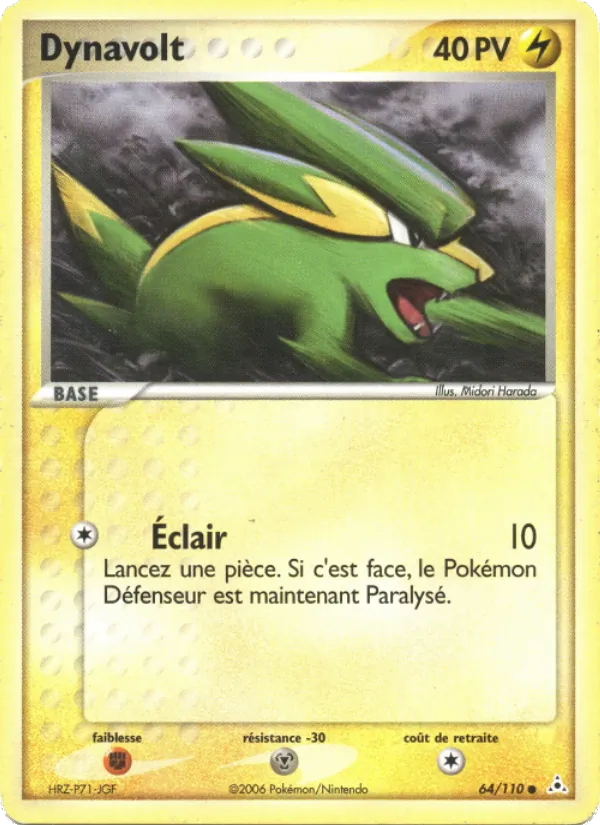 Dynavolt EX Fantômes Holon 64/110