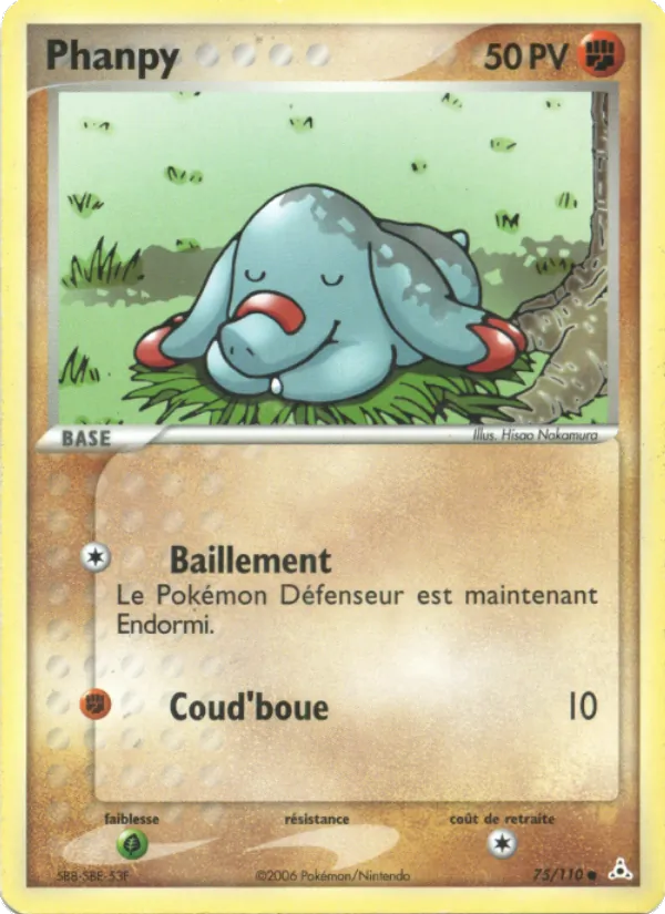 Phanpy EX Fantômes Holon 75/110