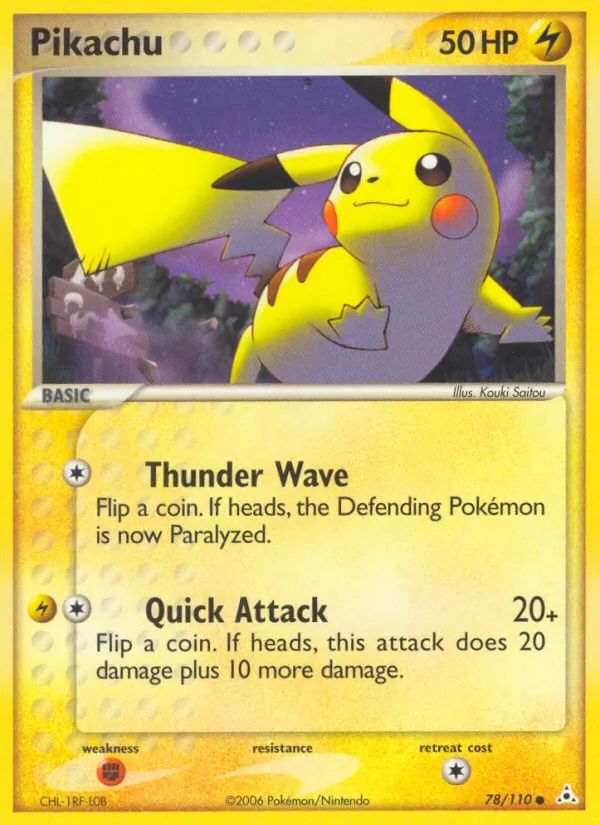 Pikachu Holon Phantoms 78/110
