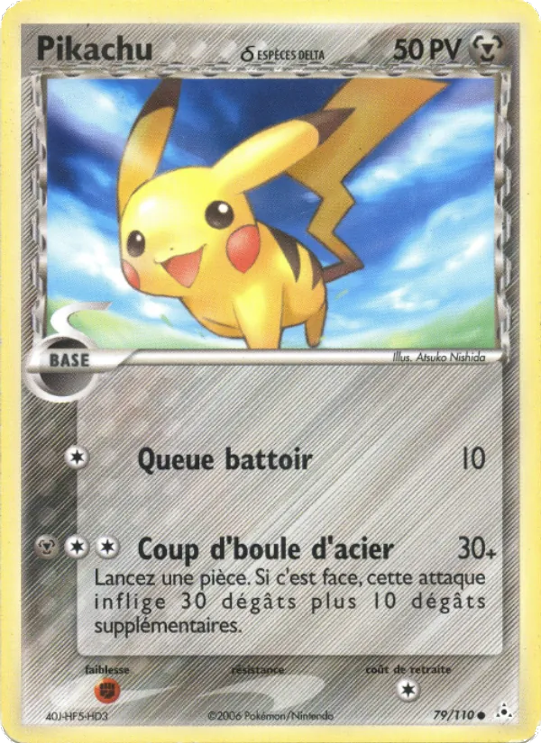 Pikachu δ EX Fantômes Holon 79/110