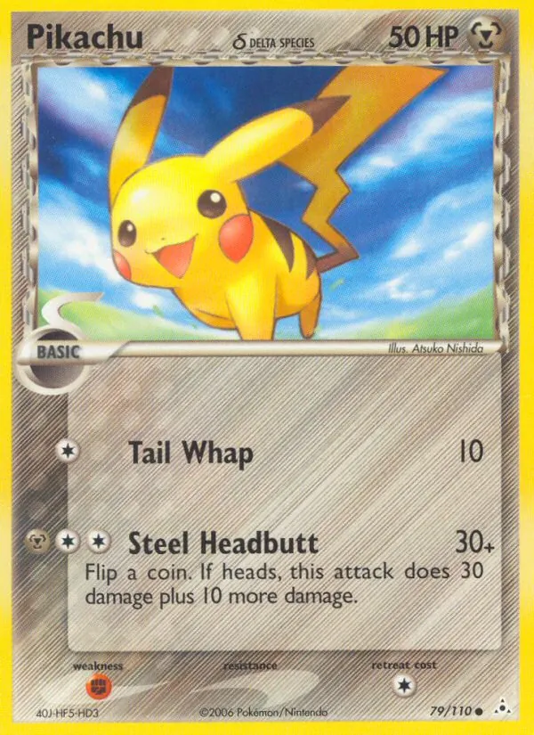 Pikachu δ EX Holon Phantoms 79/110