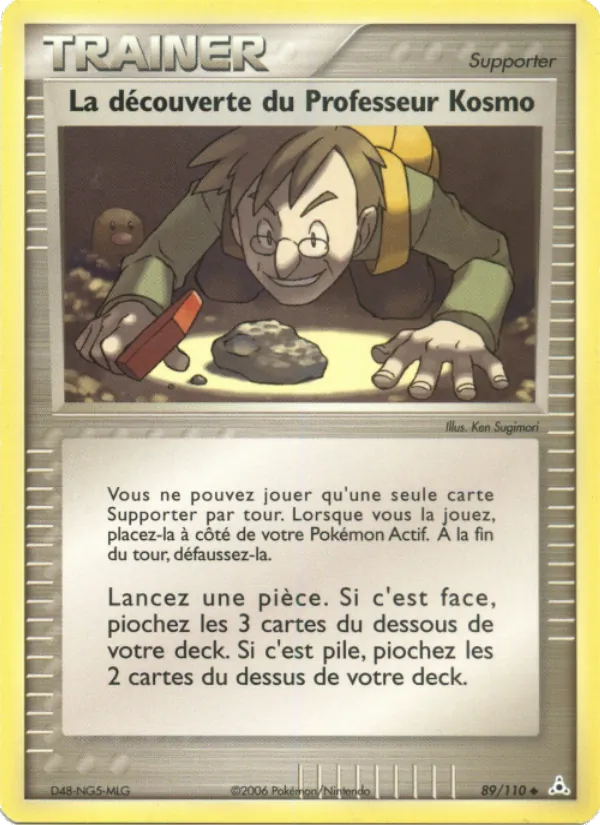La découverte du Professeur Kosmo EX Fantômes Holon 89/110