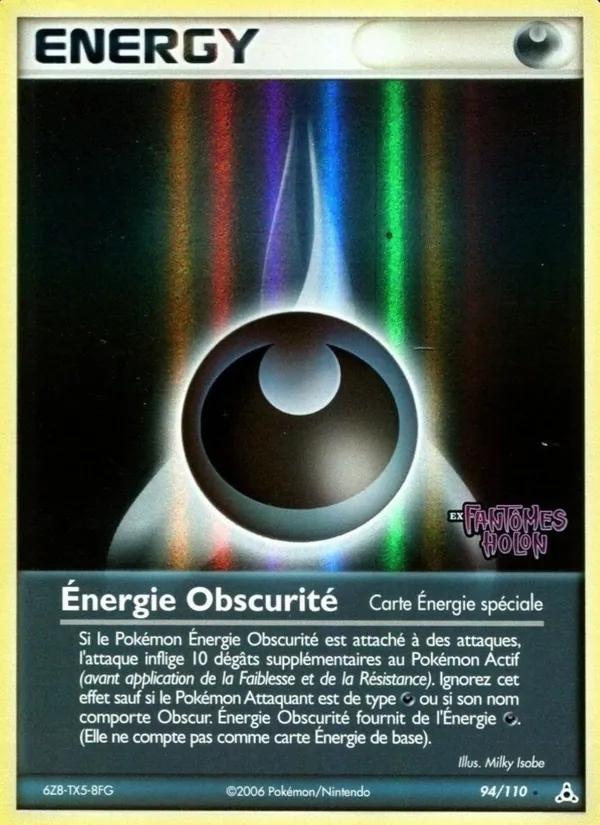 Énergie Obscurité EX Fantômes Holon 94/110
