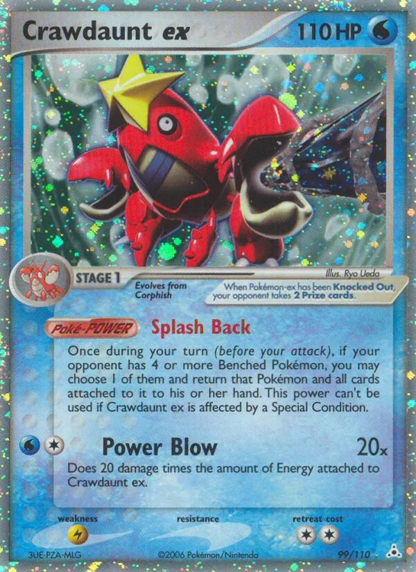 Crawdaunt ex Holon Phantoms 99/110