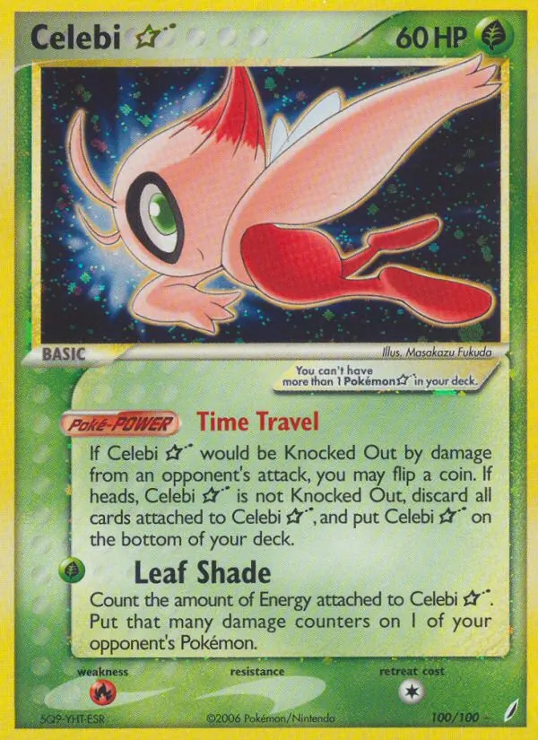 Celebi ☆ EX Guardiani dei Cristalli 100/100