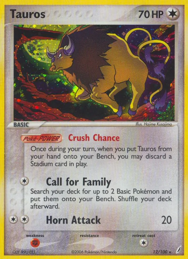 Tauros Crystal Guardians 12/100