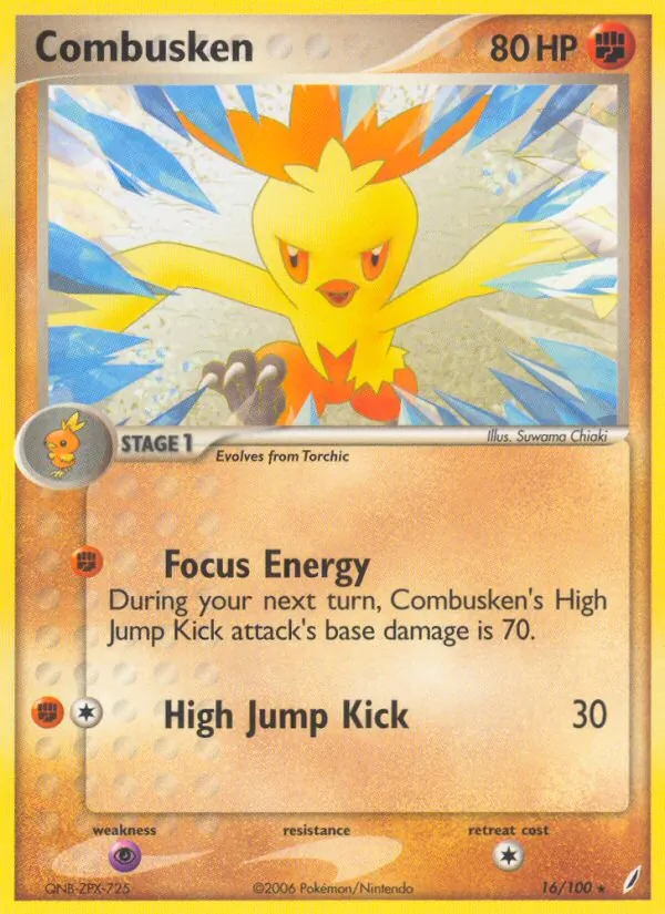 Combusken EX Guardiani dei Cristalli 16/100