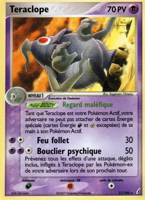 Téraclope EX Gardiens de Cristal 17/100
