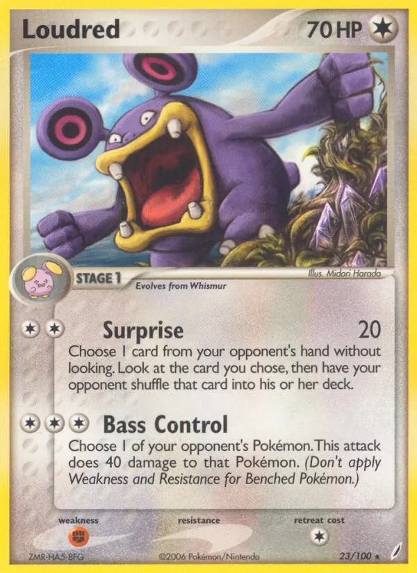 Loudred Crystal Guardians 23/100