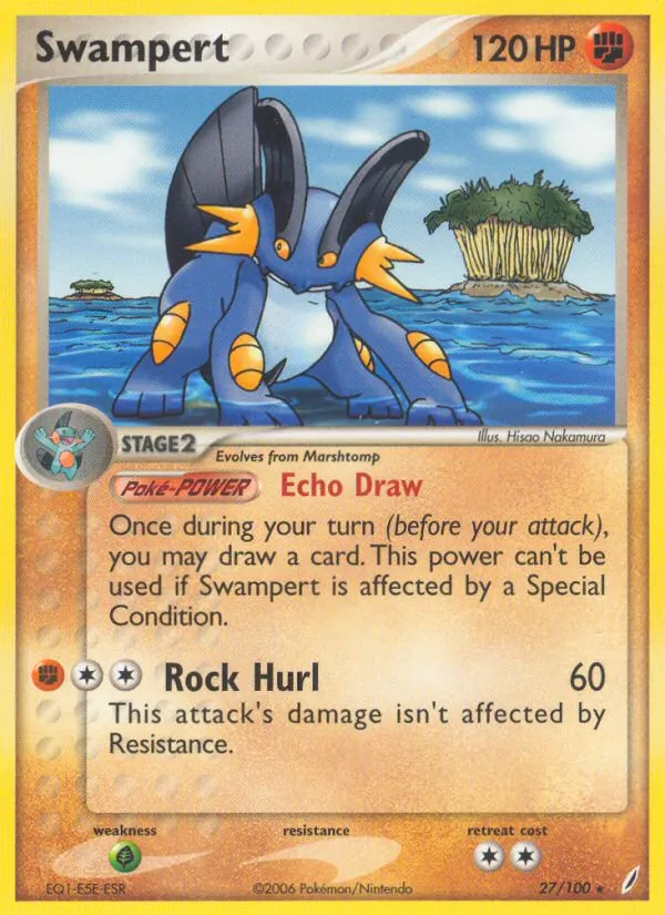 Swampert Crystal Guardians 27/100