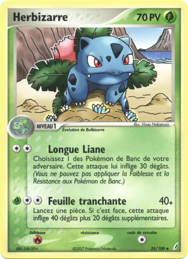 Herbizarre EX Gardiens de Cristal 35/100