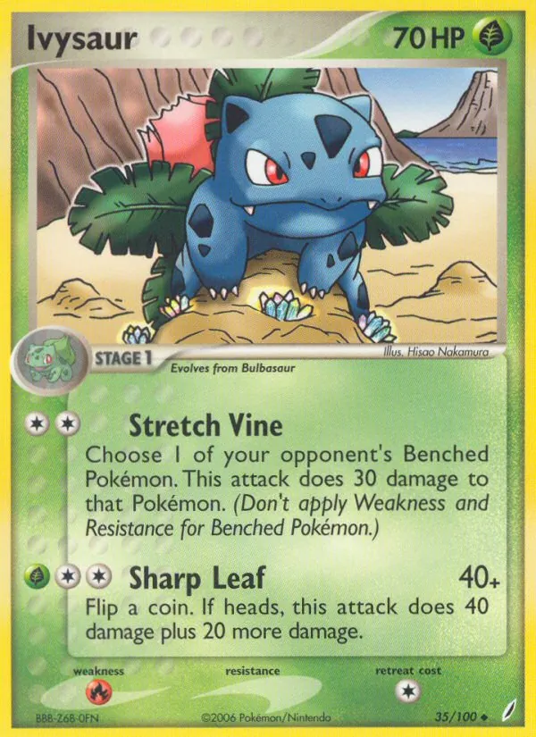 Ivysaur EX Guardiani dei Cristalli 35/100