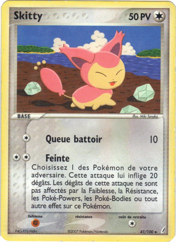Skitty EX Gardiens de Cristal 41/100