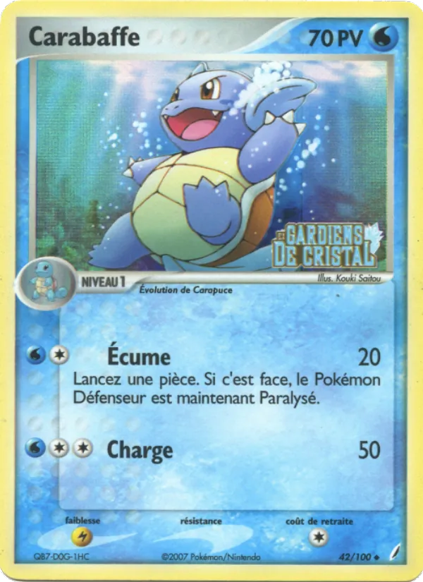 Carabaffe EX Gardiens de Cristal 42/100