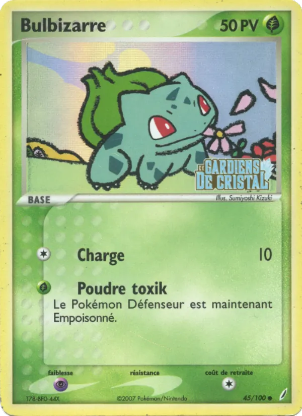 Bulbizarre EX Gardiens de Cristal 45/100