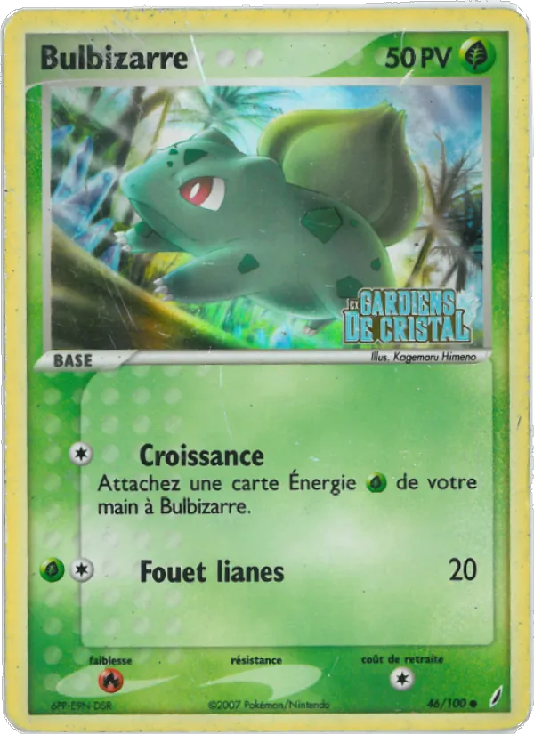Bulbizarre EX Gardiens de Cristal 46/100