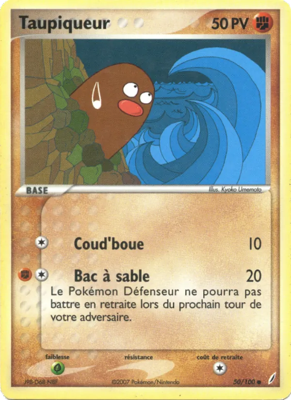 Taupiqueur EX Gardiens de Cristal 50/100