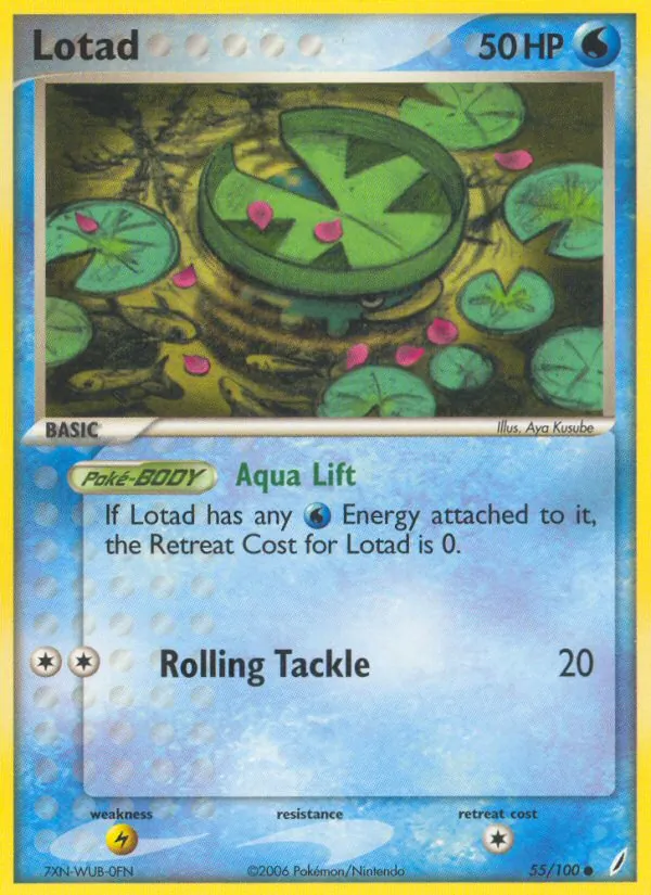 Lotad EX Guardiani dei Cristalli 55/100