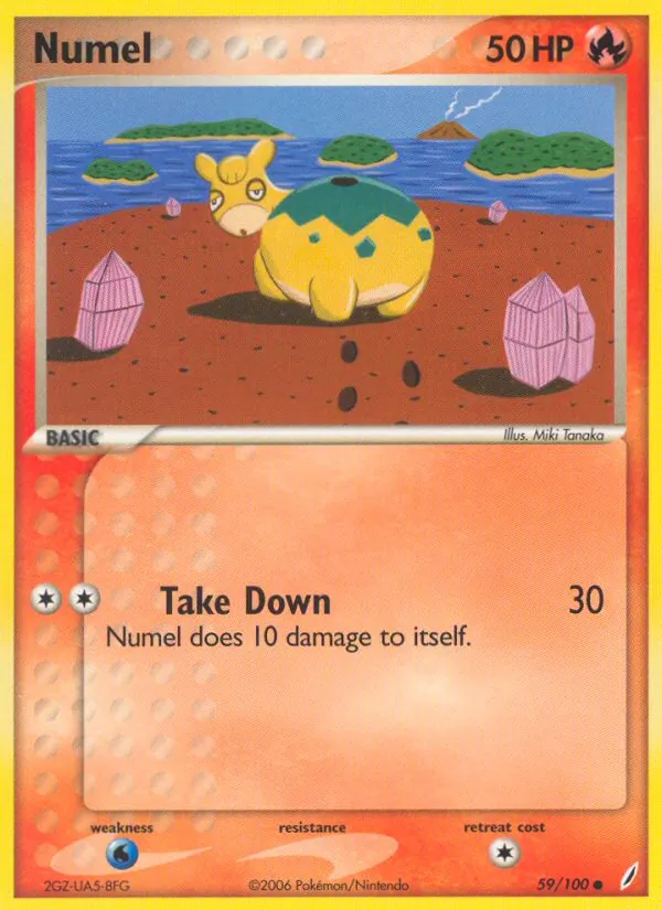Numel EX Guardiani dei Cristalli 59/100