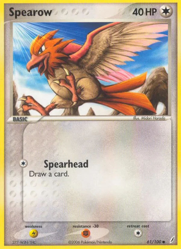 Spearow EX Guardiani dei Cristalli 61/100