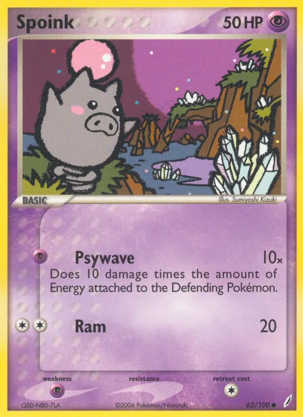 Spoink Crystal Guardians 62/100