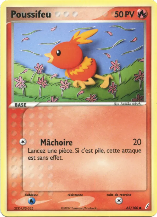 Poussifeu EX Gardiens de Cristal 65/100