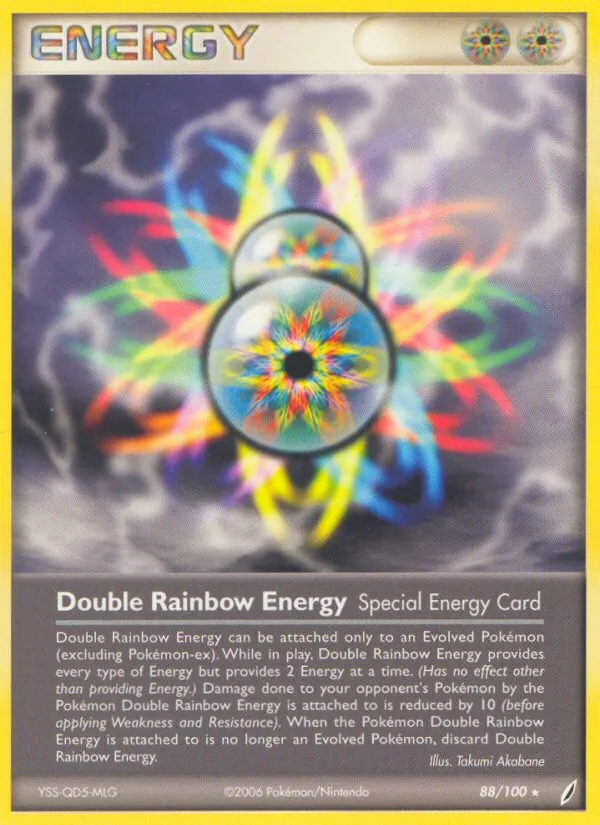 Doppel-Regenbogen-Energie EX Crystal Guardians 88/100