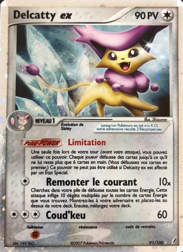 Delcatty ex EX Gardiens de Cristal 91/100