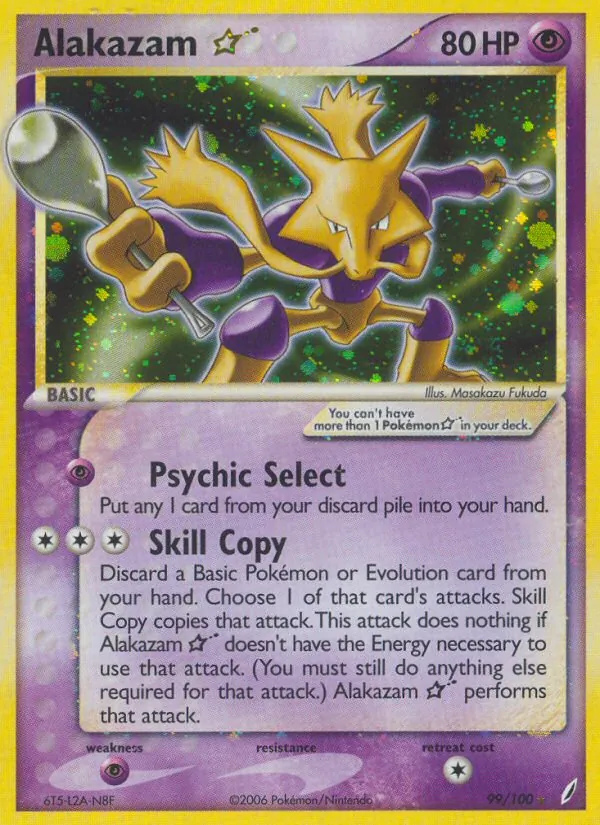 Alakazam ☆ Crystal Guardians 99/100