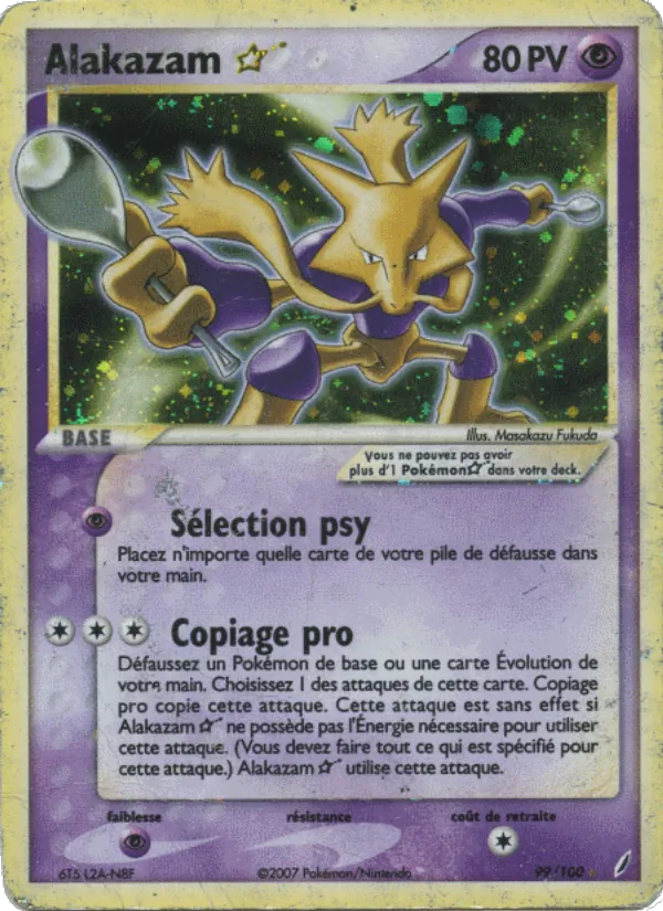 Alakazam ☆ EX Gardiens de Cristal 99/100