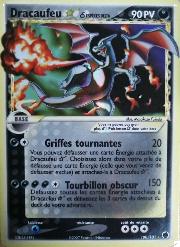 Dracaufeu ☆ δ EX Île des Dragons 100/101