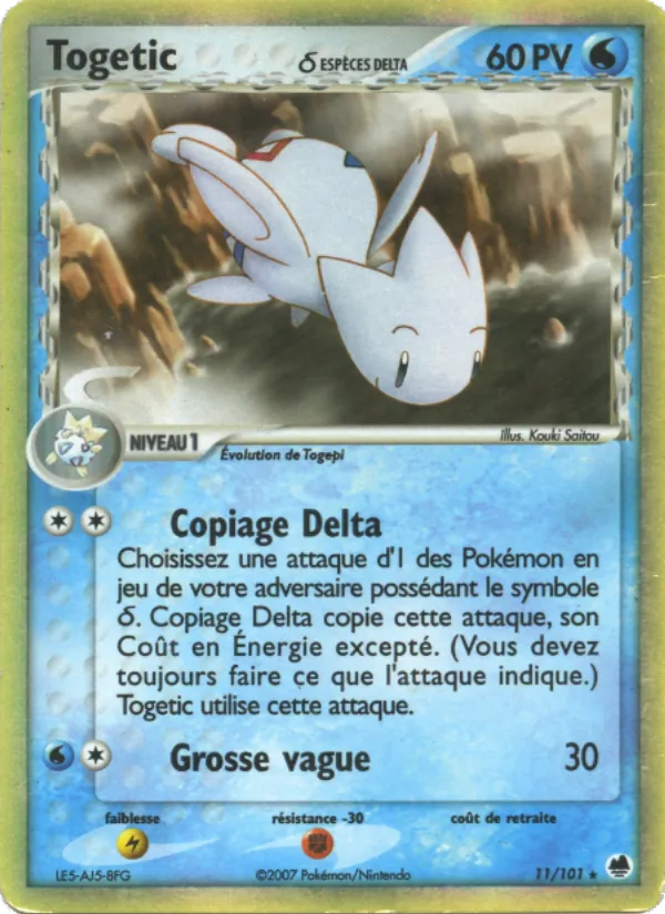 Togetic δ EX Île des Dragons 11/101