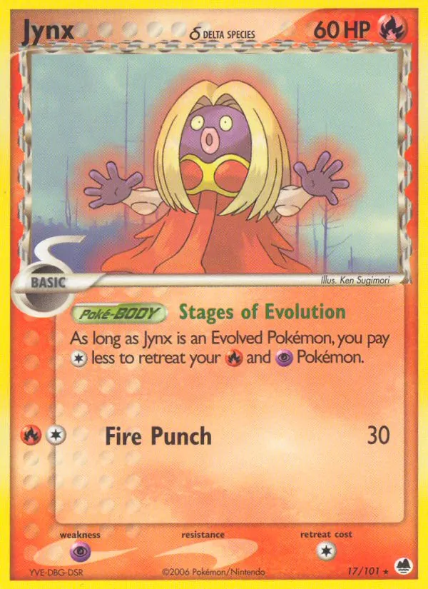 Jynx δ Dragon Frontiers 17/101