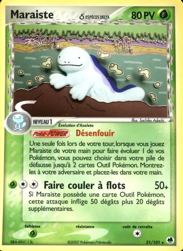 Maraiste δ EX Île des Dragons 21/101
